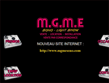 Tablet Screenshot of mgme-sono.fr